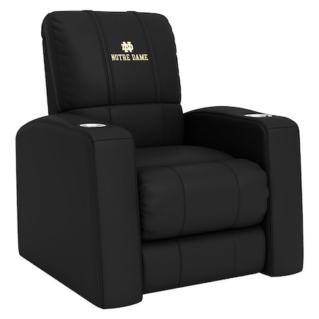 Dreamseat Home Theater Recliner with Notre Dame Alternate Logo XZ418301RHTCDBLK-PSCOL13823